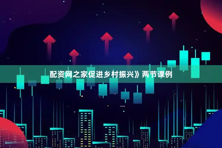 配资网之家促进乡村振兴》两节课例